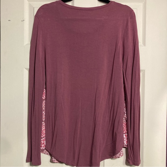 Ann Taylor Loft Mauve Top - Picture 3 of 4